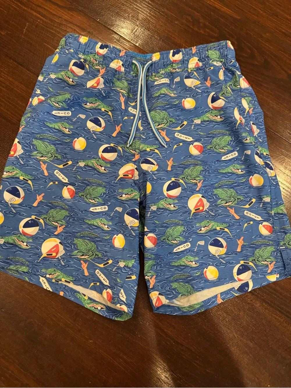 Peter Millar boys Happy Gilmore golf swim trunks XL boys